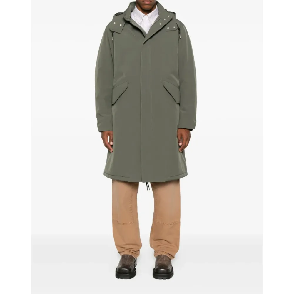 Frakker<A.P.C. Militær Khaki Parka Anatole Grøn