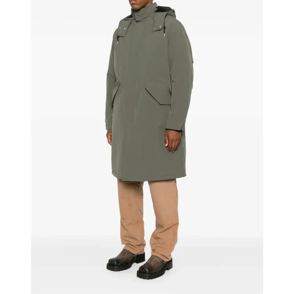 Frakker<A.P.C. Militær Khaki Parka Anatole Grøn