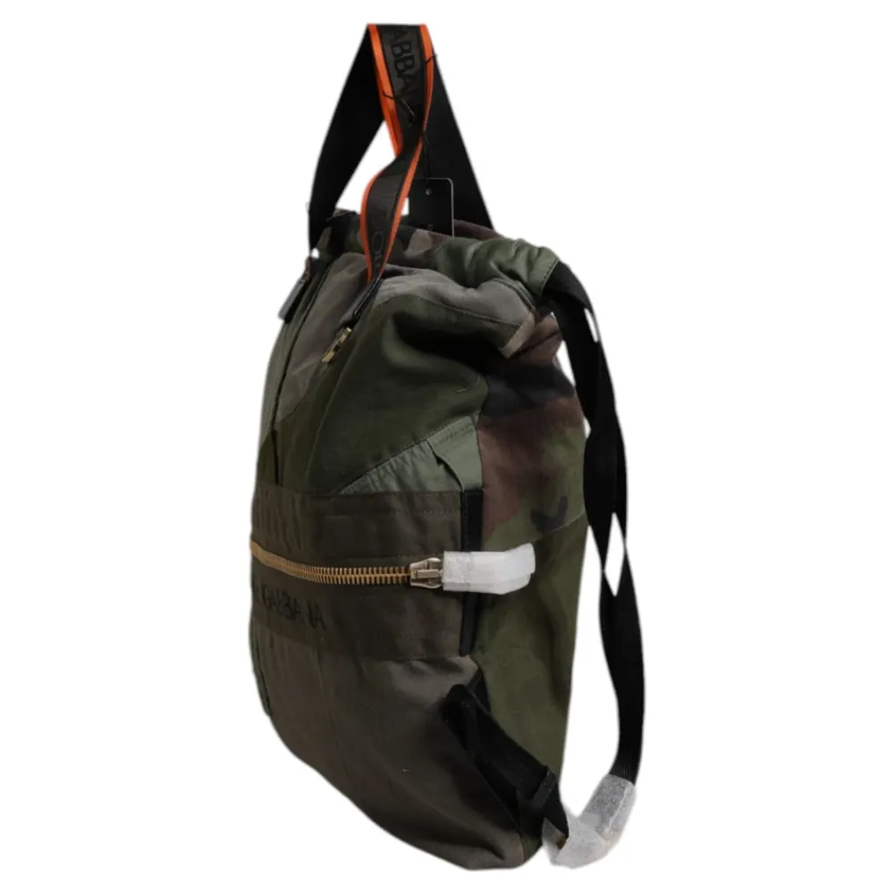 Rygsække^Dolce & Gabbana Militær Patchwork Rygsæk Grøn