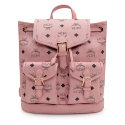 Rygsække<MCM Mini Aren Backpack Pink