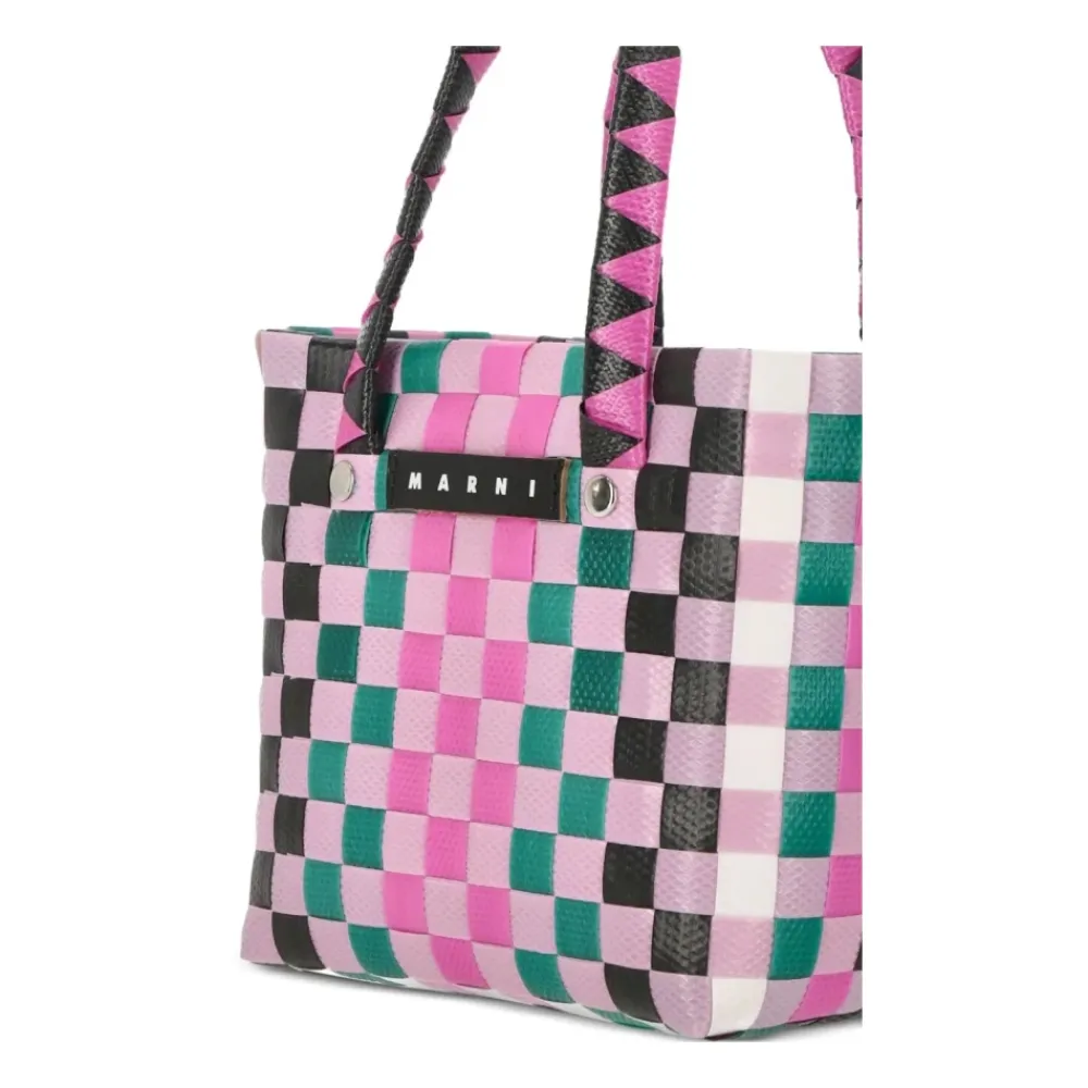 Tasker^Marni Mini Basket Taske Multifarvet