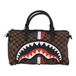Rejsetasker<SPRAYGROUND Mini Fransk Maskine Duffle Taske /Sort Brun
