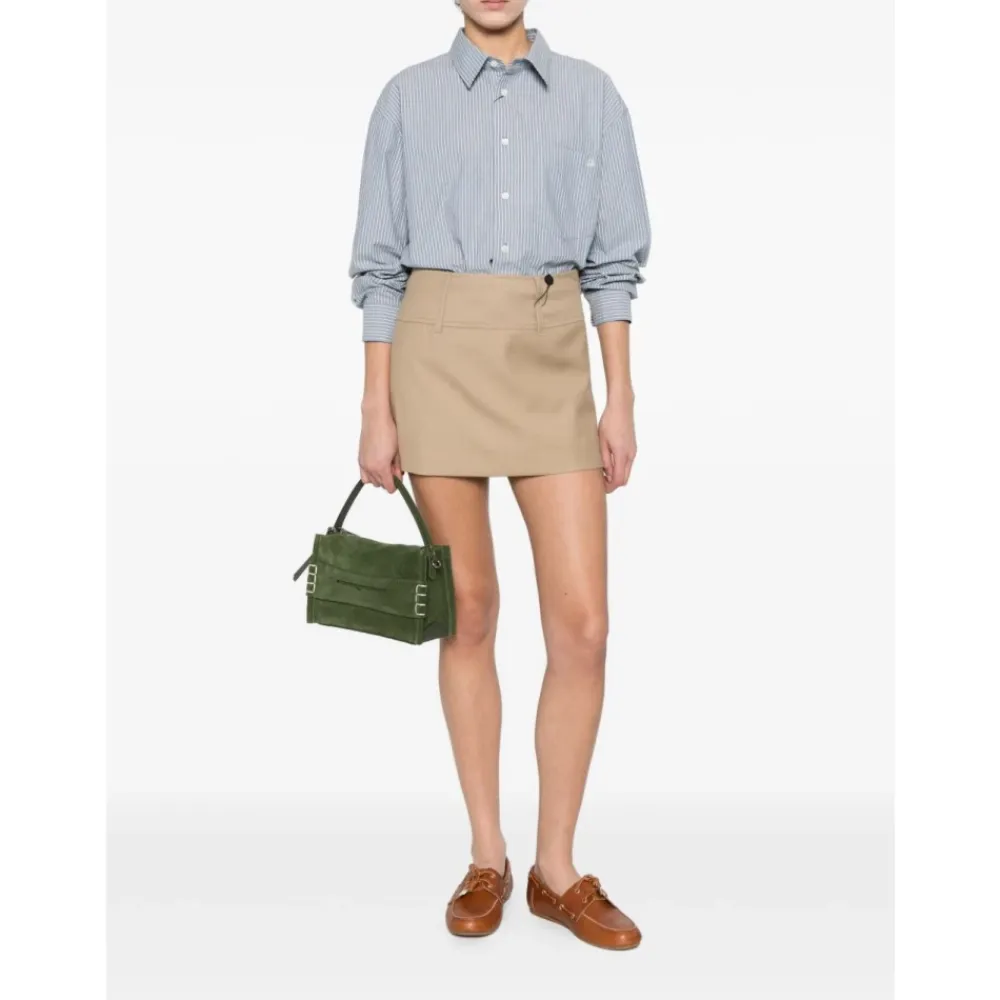 Nederdele<Dunst Mini Nederdel Beige