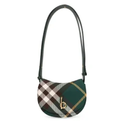 Bæltetasker<Burberry Mini Rocking Horse Checked Crossbody Taske Grøn