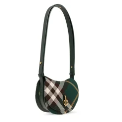 Bæltetasker<Burberry Mini Rocking Horse Checked Crossbody Taske Grøn