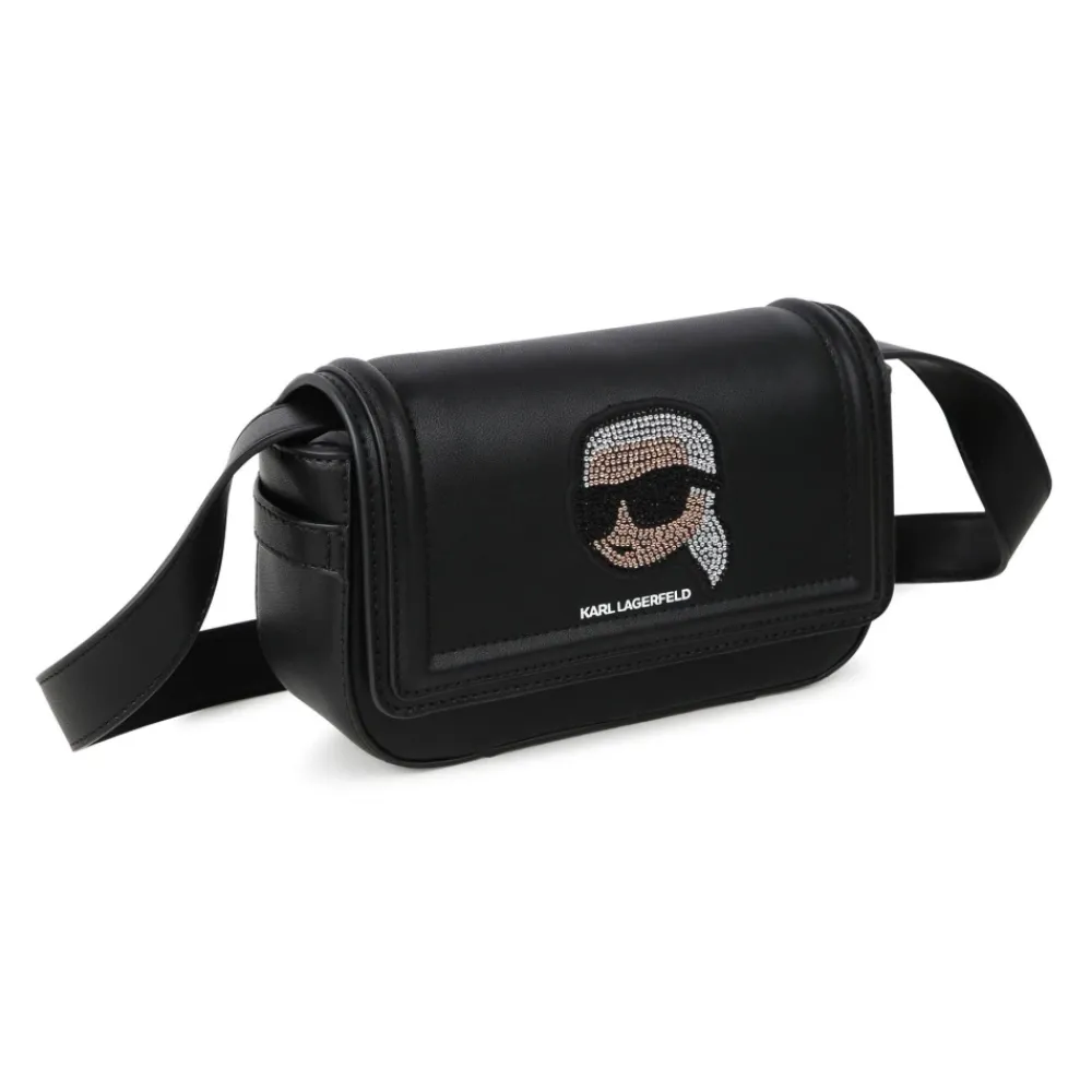 Tasker<Karl Lagerfeld Mini Skuldertaske Sort