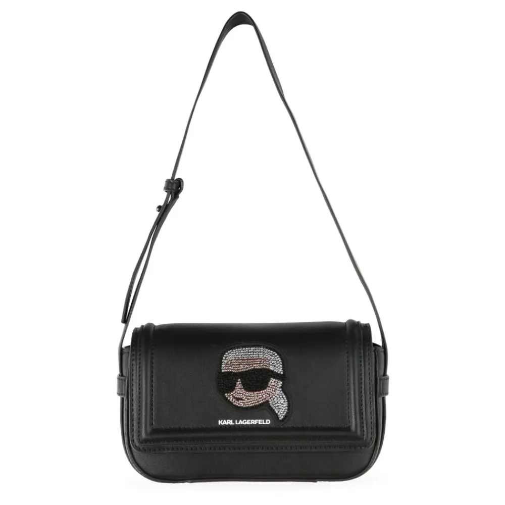 Tasker<Karl Lagerfeld Mini Skuldertaske Sort