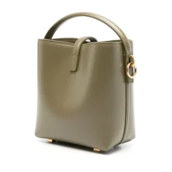 Håndtasker<Saint Laurent Mini Skuldertaske med Cassandre-lukning Grøn