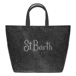 Tasker^MC2 Saint Barth Mini Taske med Rhinestones Sort