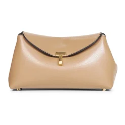 Clutch<TotêMe Mini T-Lock Clutch Brun