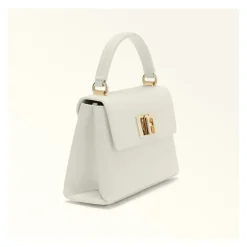 Bæltetasker^Furla Mini Top Håndtaske i Creme Beige