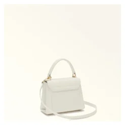 Bæltetasker^Furla Mini Top Håndtaske i Creme Beige