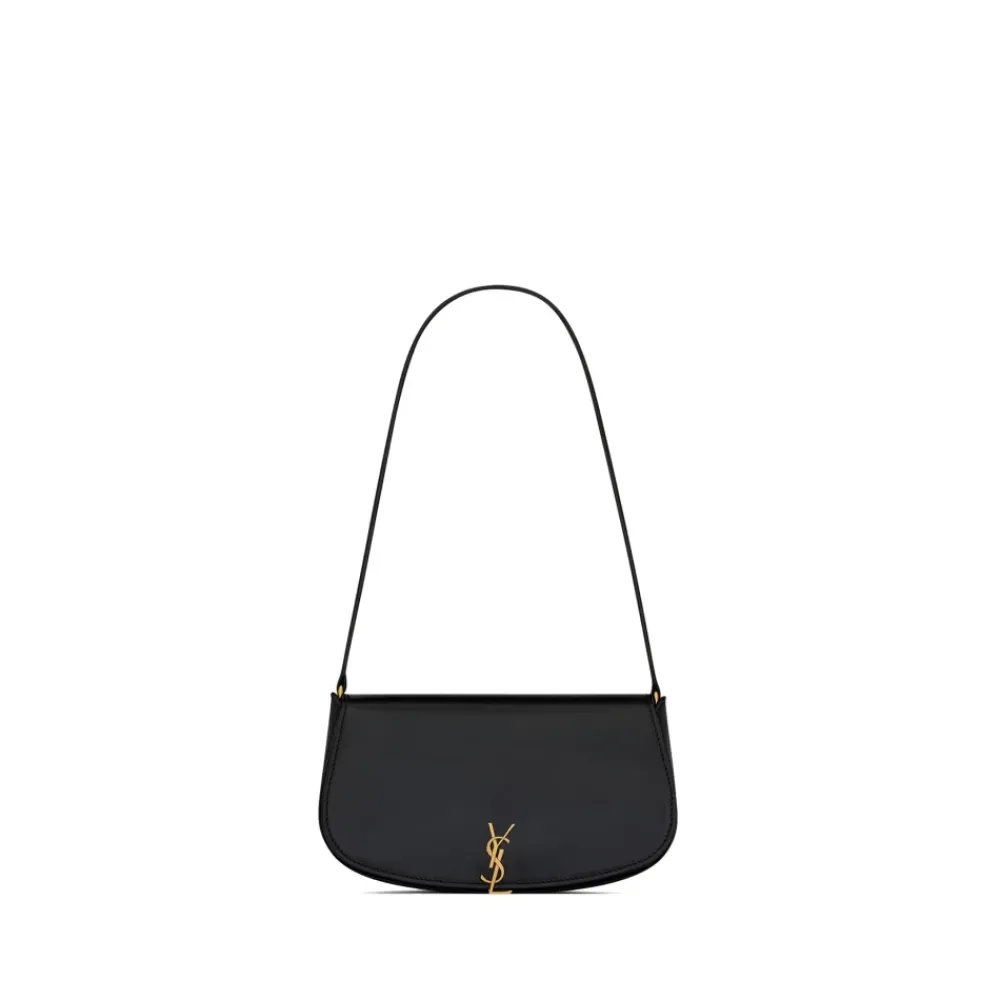 Skuldertasker<Saint Laurent Mini Voltaire Skuldertaske Sort