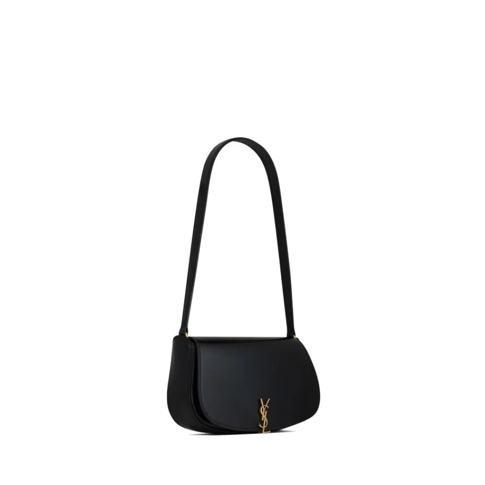 Skuldertasker<Saint Laurent Mini Voltaire Skuldertaske Sort