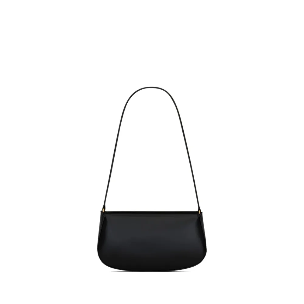 Skuldertasker<Saint Laurent Mini Voltaire Skuldertaske Sort