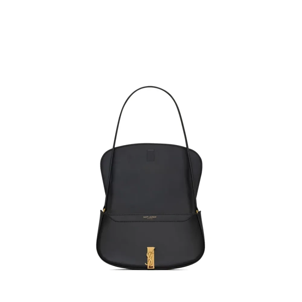 Skuldertasker<Saint Laurent Mini Voltaire Skuldertaske Sort