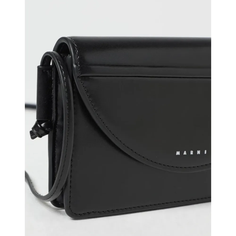 Tasker<Marni Mint Skuldertaske Sort