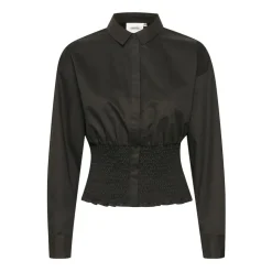 Bluser & Skjorter<Gestuz Miriam Cotton Shirt Sort
