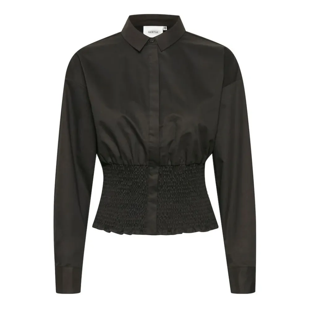 Bluser & Skjorter<Gestuz Miriam Cotton Shirt Sort