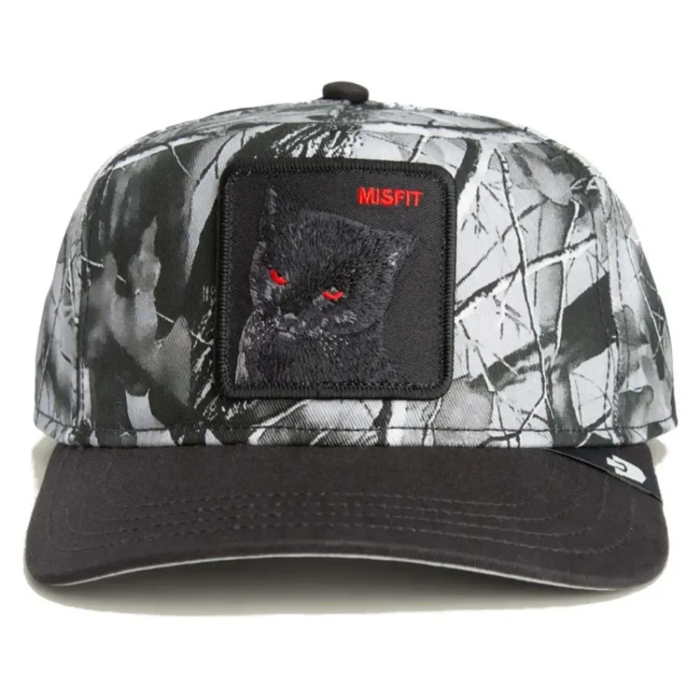 Huer, Kasketter & Hatte|Huer & Kasketter<Goorin Bros Misfit Camo 5 Panels Cap Grå