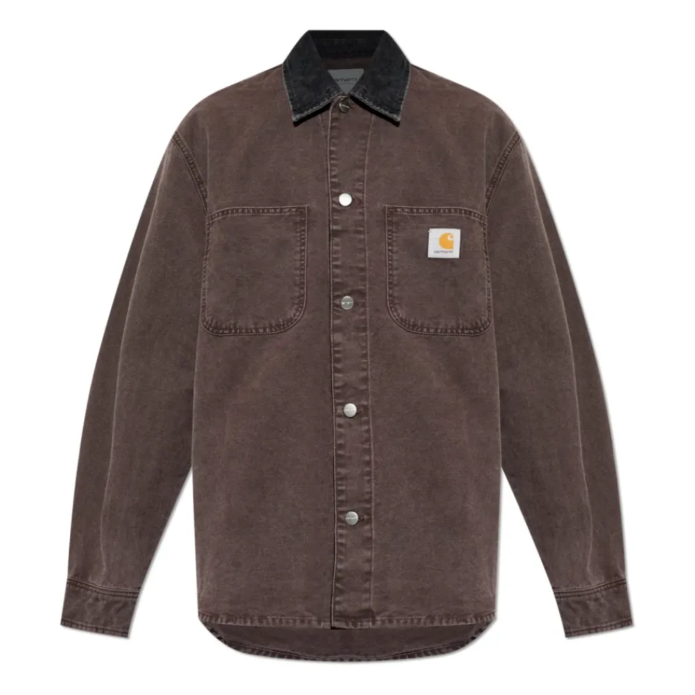 Skjorter<Carhartt Wip Mitch Denim Shirt Brun