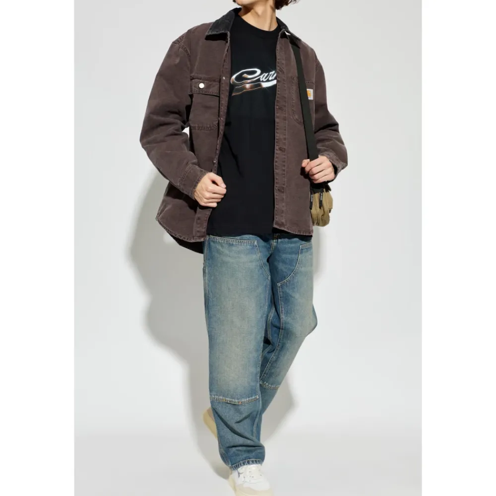 Skjorter<Carhartt Wip Mitch Denim Shirt Brun