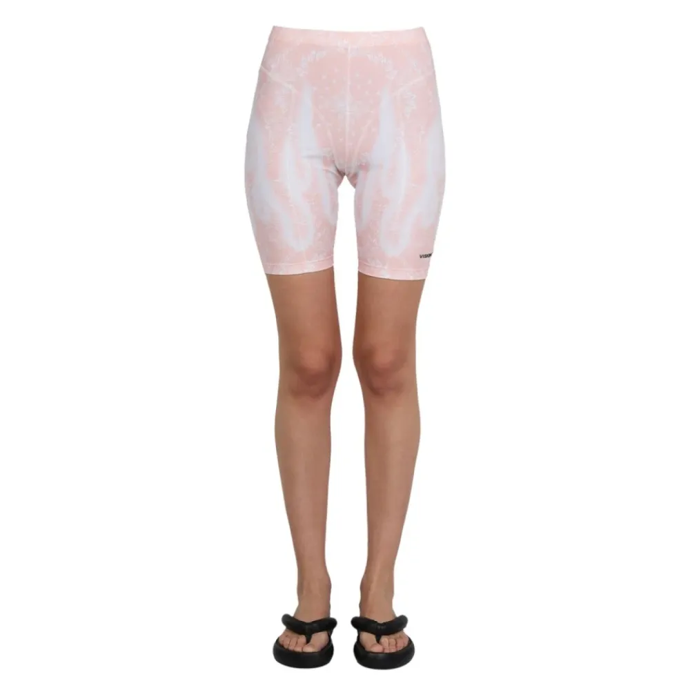 Træningsbukser & Tights<VISION OF SUPER Mønstrede Biker Shorts Pink
