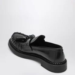 Loafers<Miu Miu Mocassino Sort
