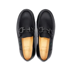 Loafers<Paraboot Mocassino i læder med spænder Sort