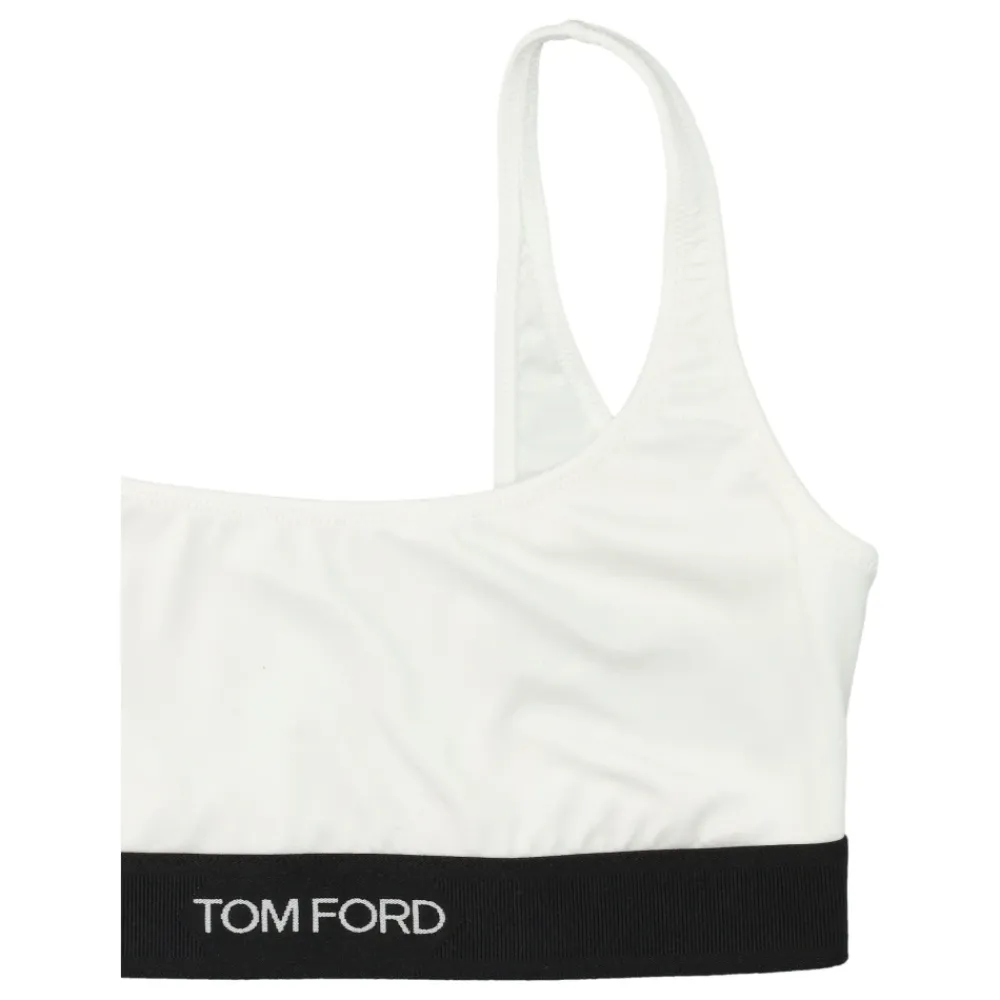 T-Shirts & Toppe^Tom Ford Modal Signature Bralette Hvid