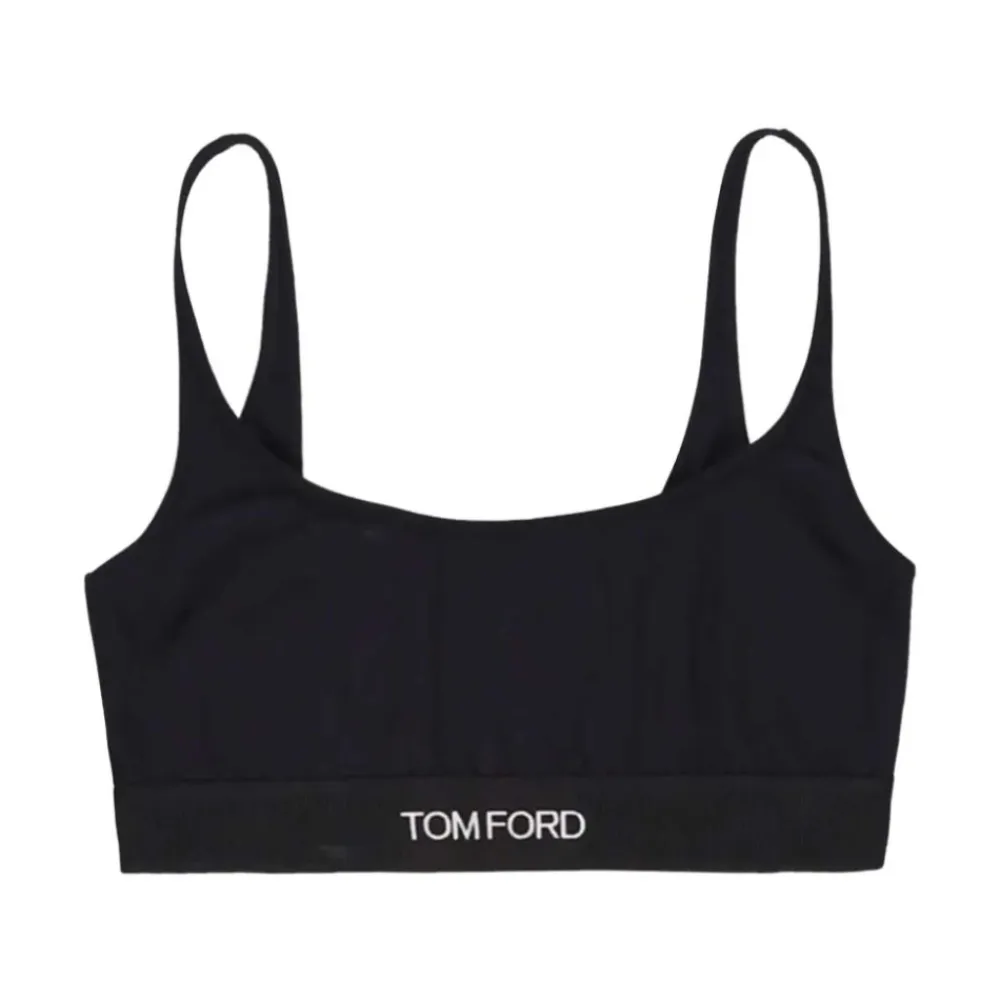 T-Shirts & Toppe<Tom Ford Modal Signature Bralette Sort