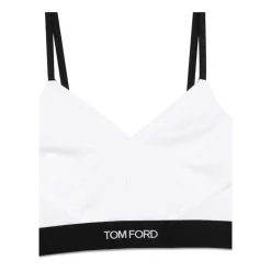 T-Shirts & Toppe^Tom Ford Modal Signature Top Hvid