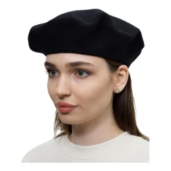 Huer & Kasketter<Kangol Modelaine Beret Sort
