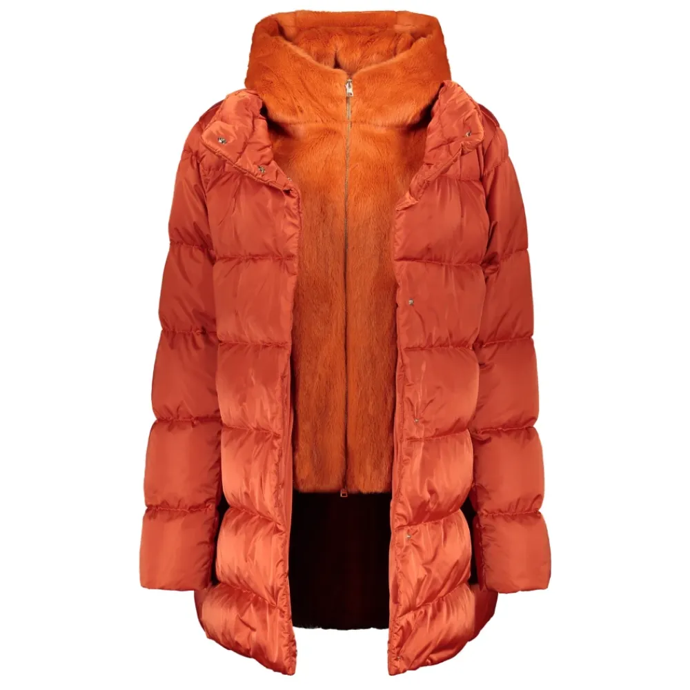 Jakker<Herno Modern Down Jacket Orange