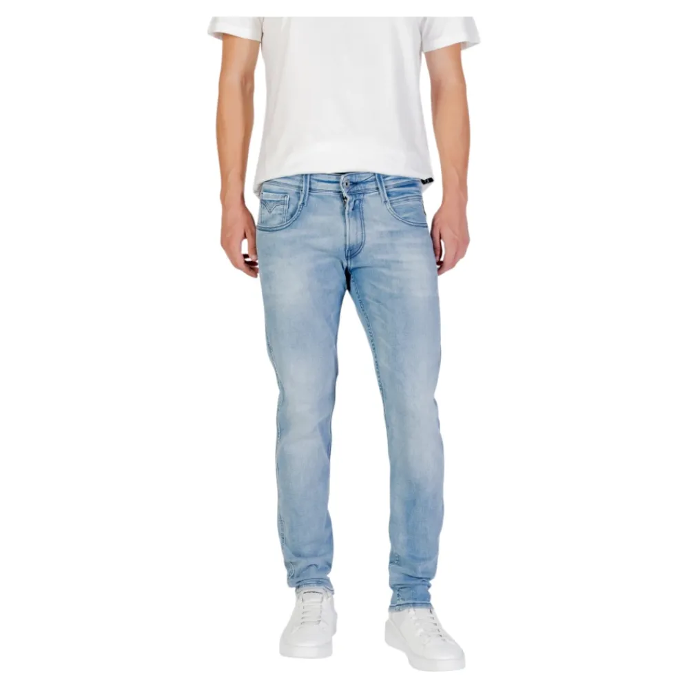 Jeans^Replay Moderne Loose Fit Jeans Blå