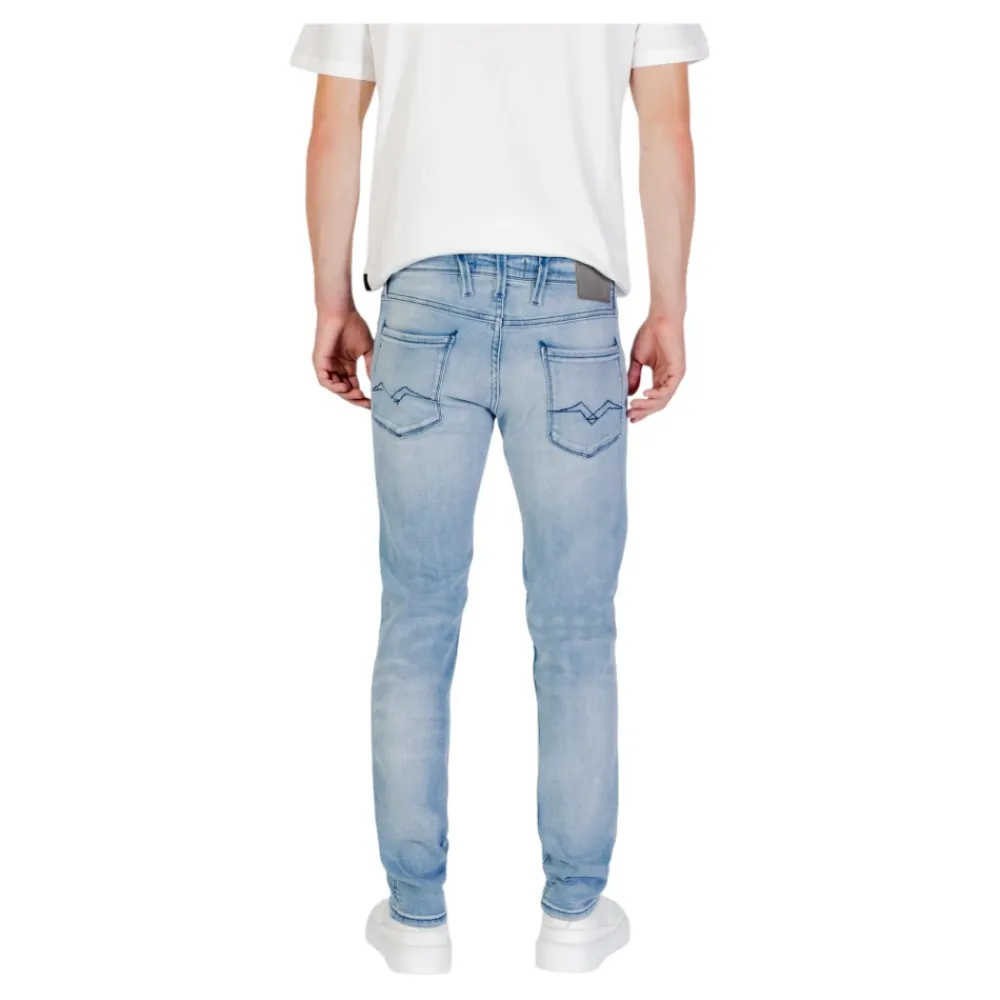 Jeans^Replay Moderne Loose Fit Jeans Blå