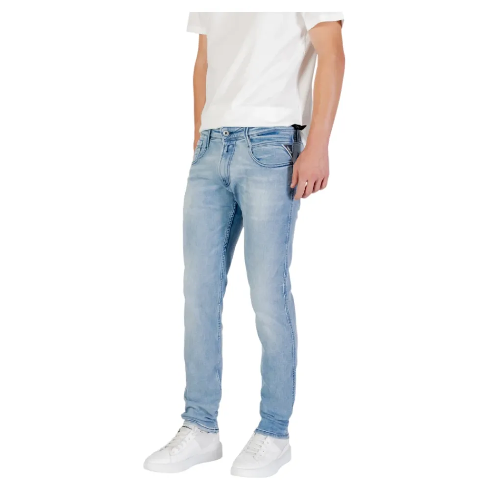 Jeans^Replay Moderne Loose Fit Jeans Blå