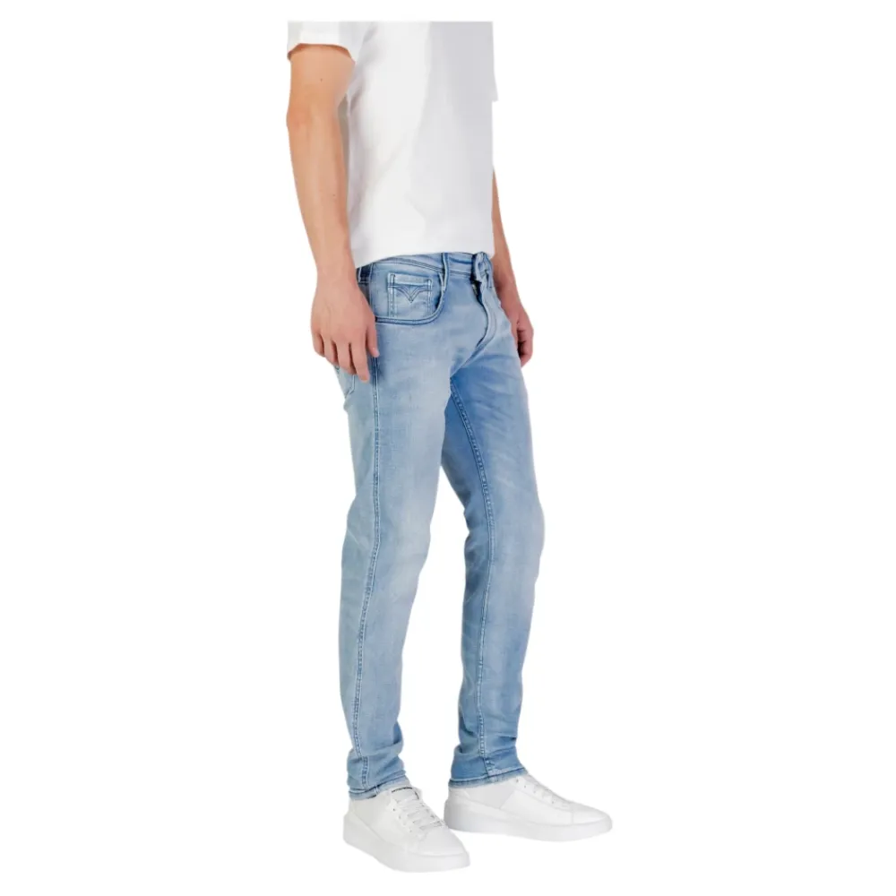Jeans^Replay Moderne Loose Fit Jeans Blå