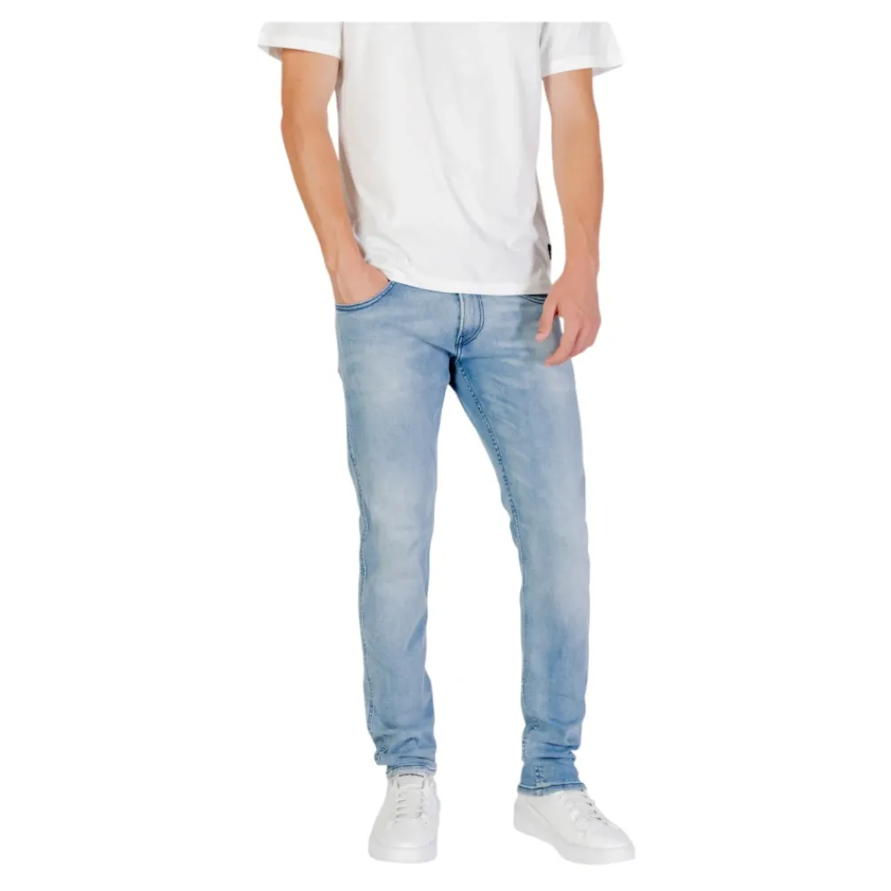 Jeans^Replay Moderne Loose Fit Jeans Blå
