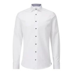 Skjorter^Stenströms Moderne Slim-Fit Twill Skjorte Hvid