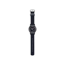 Ure^Casio Moderne stofrem Quartz ur med LED Sort
