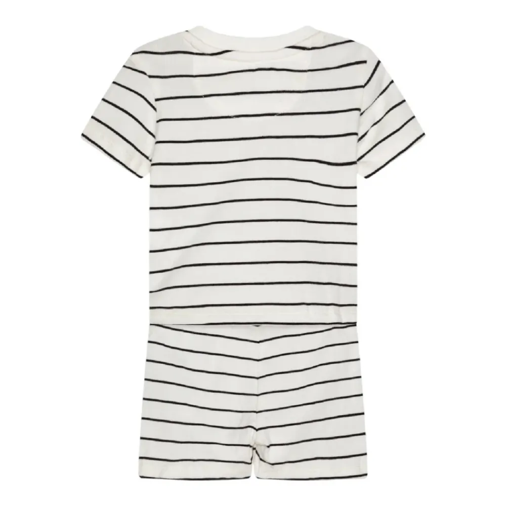 Jumpsuits^Calvin Klein Moderne Stribe Sæt til Baby Sort