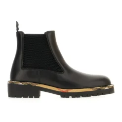 Chelsea Boots^Burberry Moderne støvler til stilfulde outfits Sort