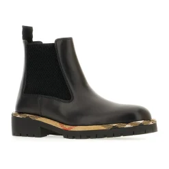 Chelsea Boots^Burberry Moderne støvler til stilfulde outfits Sort