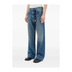 Jeans<Ann Demeulemeester Modest Afslappede Flared Bukser Blå