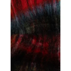 Halstørklæder Og Tørklæder<Acne Studios Mohair Check Scarf Rød