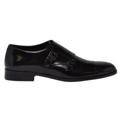Business Sko^Emporio Armani Monkstrap Spazzolato Sort