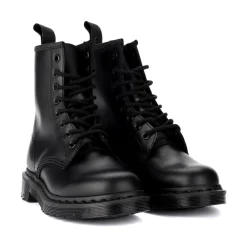 Støvler^Dr. Martens Mono Glatte Læder Ankelstøvler Sort