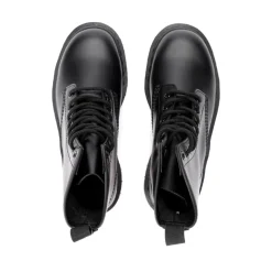 Støvler^Dr. Martens Mono Glatte Læder Ankelstøvler Sort