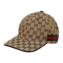 Huer, Kasketter & Hatte<Gucci Monogram Baseball Cap Beige